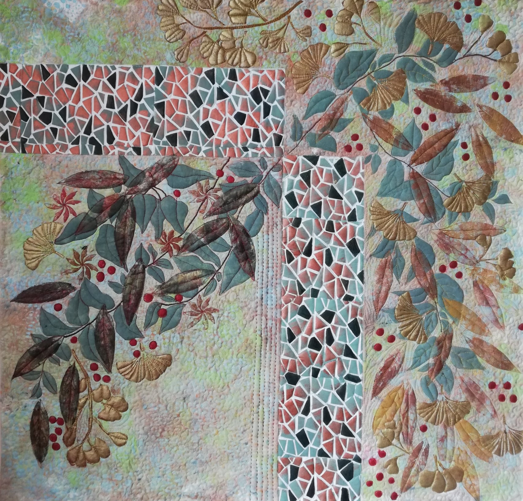 Mozaika v zahradě - Mosaic in the garden